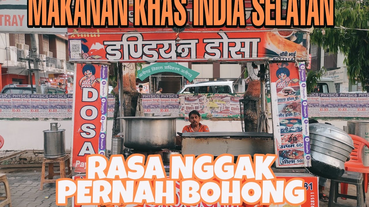 MAKANAN KHAS INDIA SELATAN || MASALAH THOSAI, IDLI || PARAH BAH RASANYA