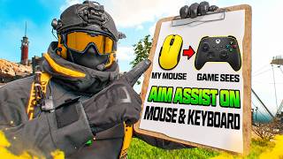 Warzone Thinks My Mouse Is a Controller.. (Aim Assist on MOUSE Tutorial)