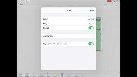 Recess Elevation to the Floors on MeasureSquare Mobile