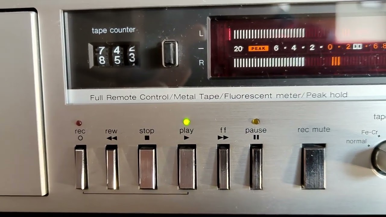 Technics RS M45 tape deck - YouTube
