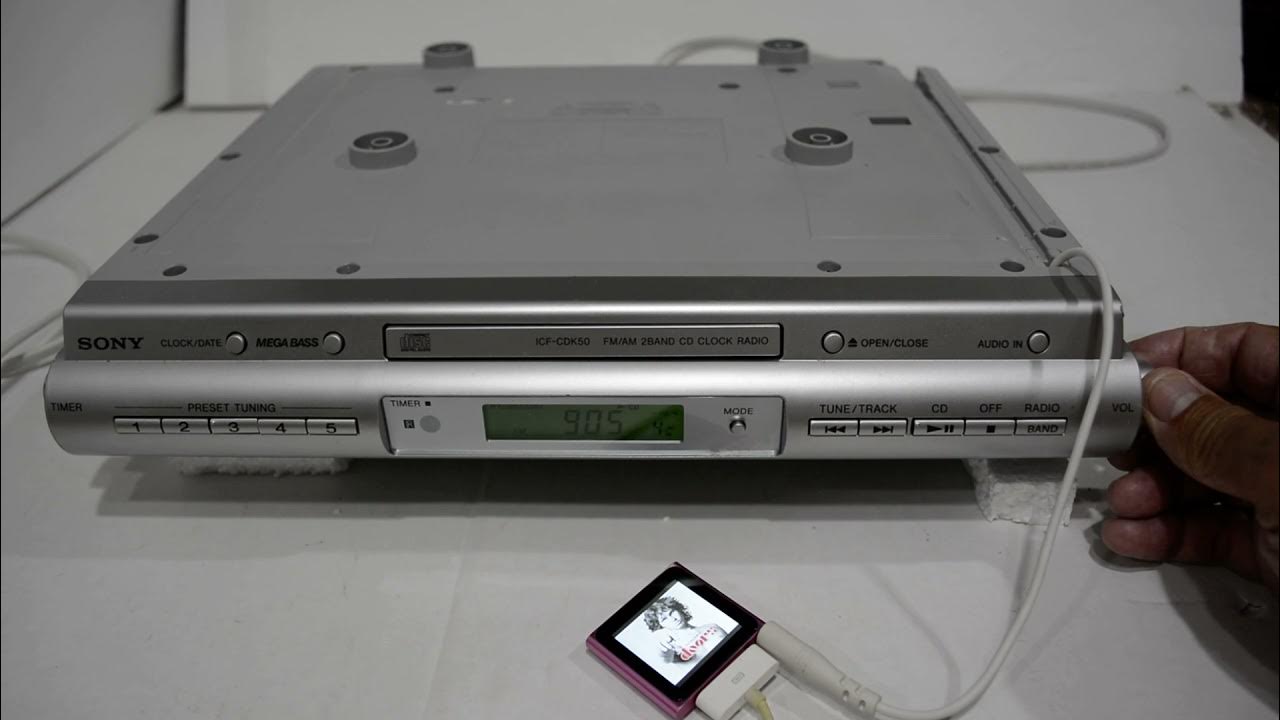 Sony ICFCDK50 Under AM/FM CD Player Mount Hardware Tested