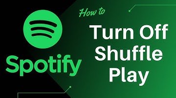 How To TURN OFF Shuffle Play on Spotify (2022)