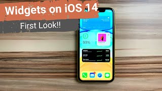 Ios 14 Widgets On Iphone First Look How To Use Widgets On Ios 14
