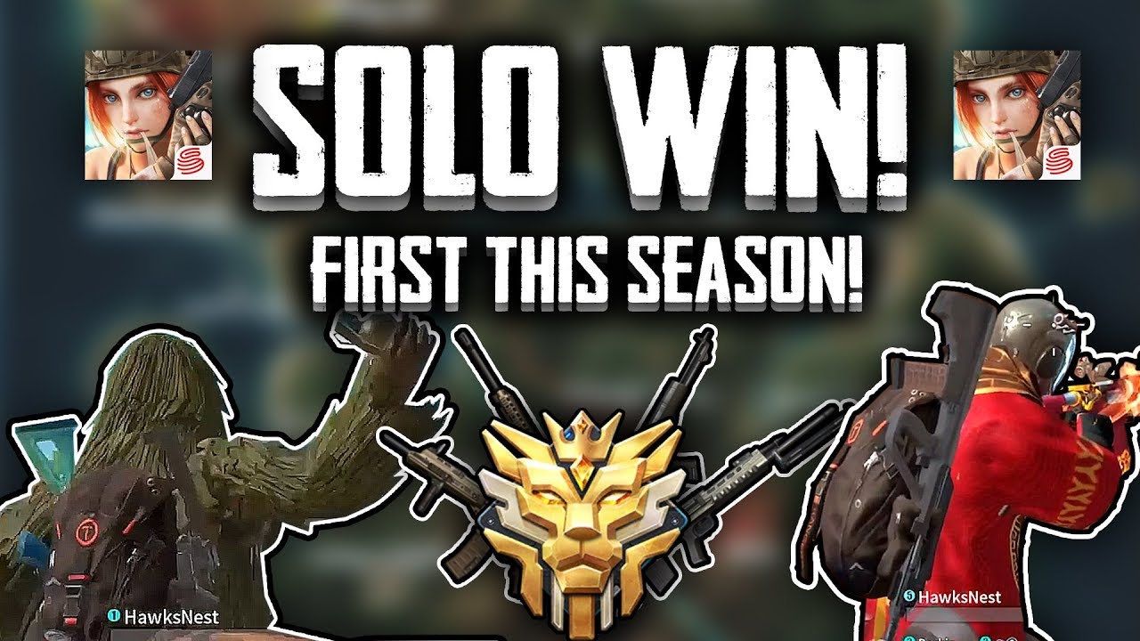 First Solo win this season! 15+ Kills!| Rules Of Survival