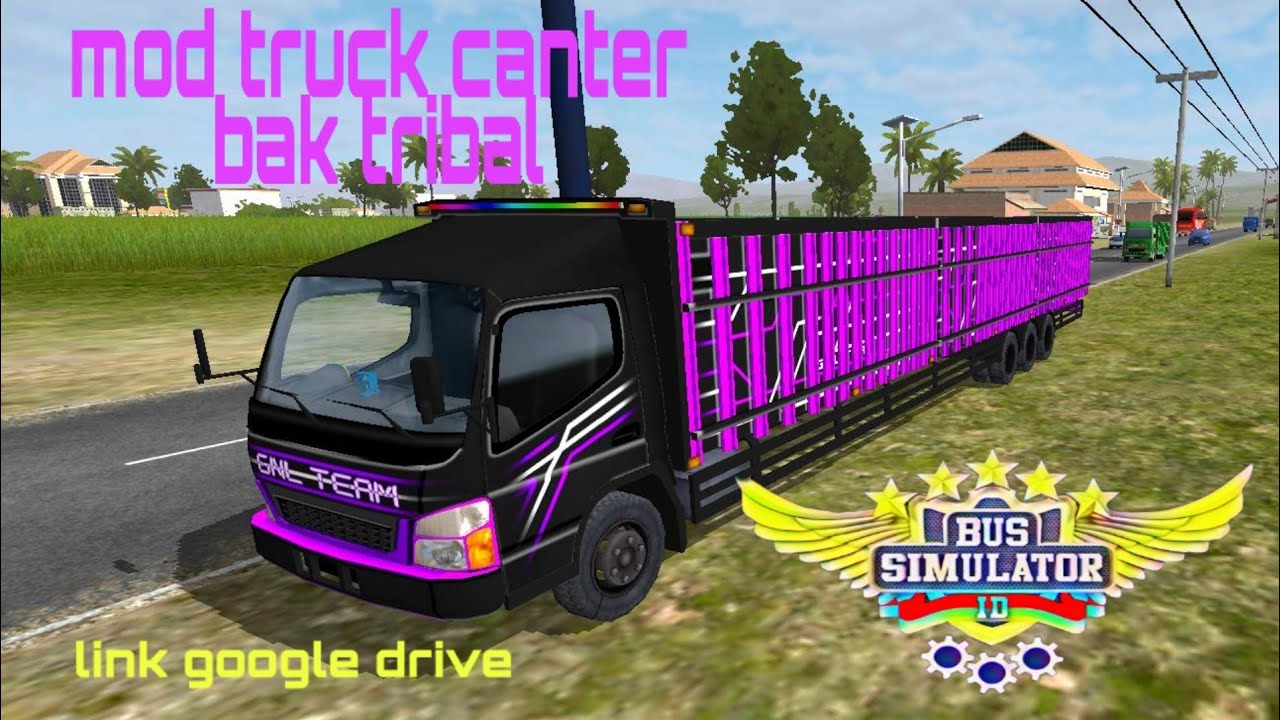 Mod Truck  Canter  Bak  Tribal BUSSID YouTube