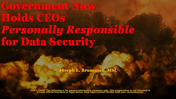 Government Now Holds CEOs Personally Responsible f...