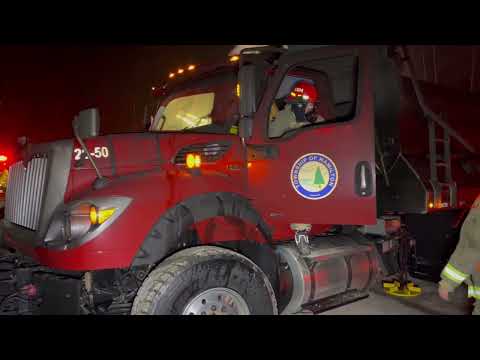Hamilton Township Municipal Garage Fire April 4, 2022