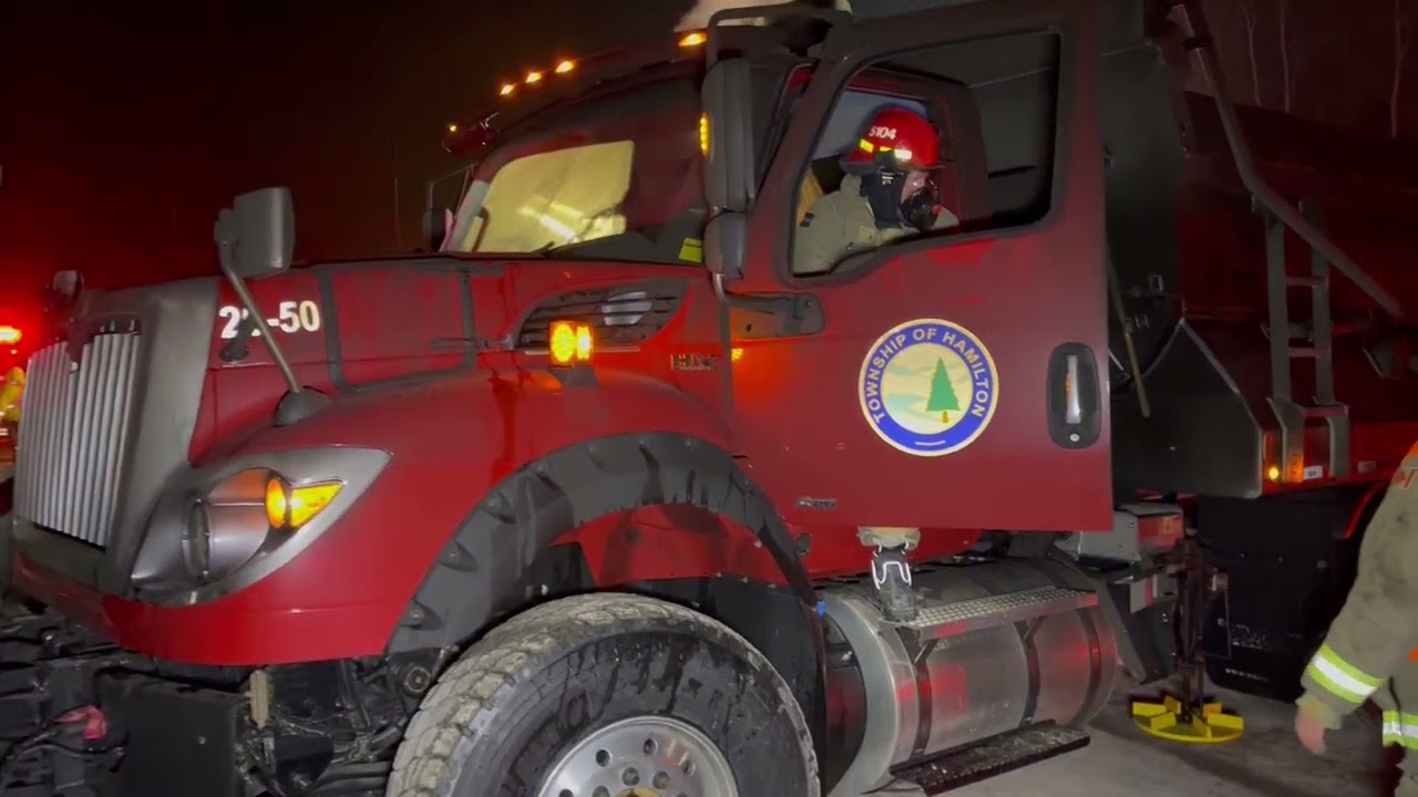 Hamilton Township Municipal Garage Fire April 4, 2022