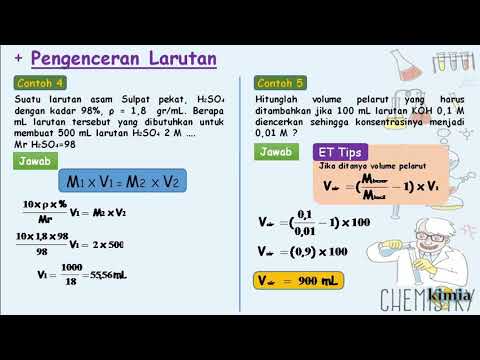 Video: Perbedaan Antara Pengenceran Dan Konsentrasi