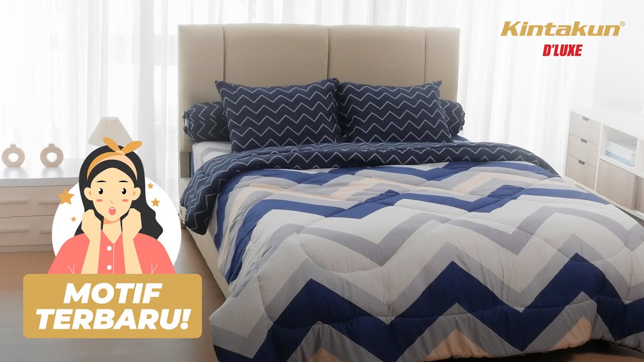 Sprei Aesthetic Terbaru Dari Kintakun D'luxe, Super Lembut dan Cantik ‼