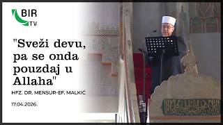 Hutba U Gazi Husrev-Begovoj Džamiji Hafiz Dr. Mensur-Ef. Malkić