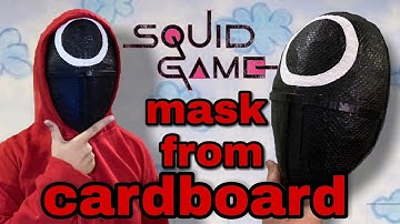 How to make Squid game mask from cardboard