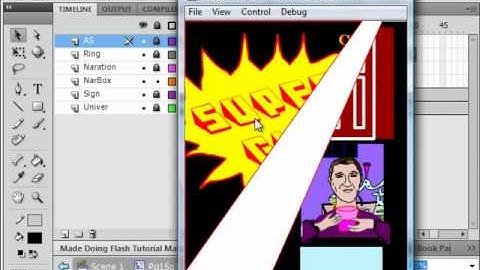 Flash CS5 Tutorial Make A Comic Book Part 5.avi