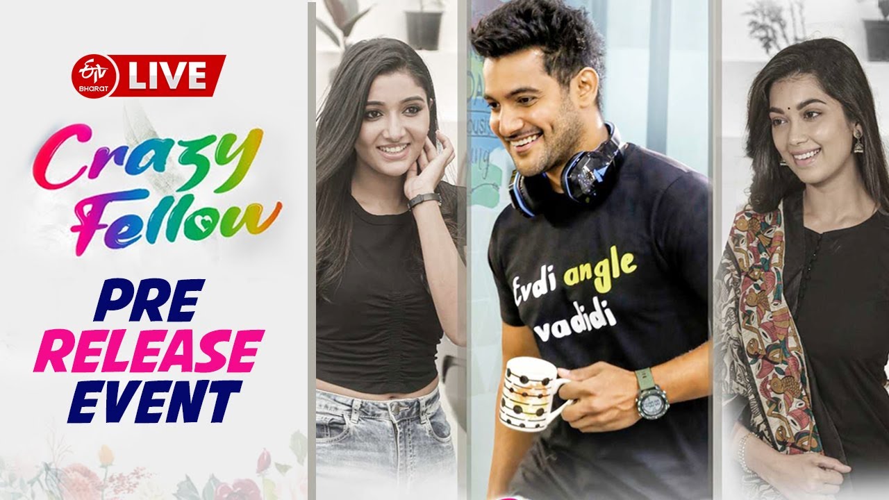 LIVE: Crazy Fellow Pre Release Event || Aadhi Sai Kumar, Digangana Suryavanshi, Mirnaa Menon
