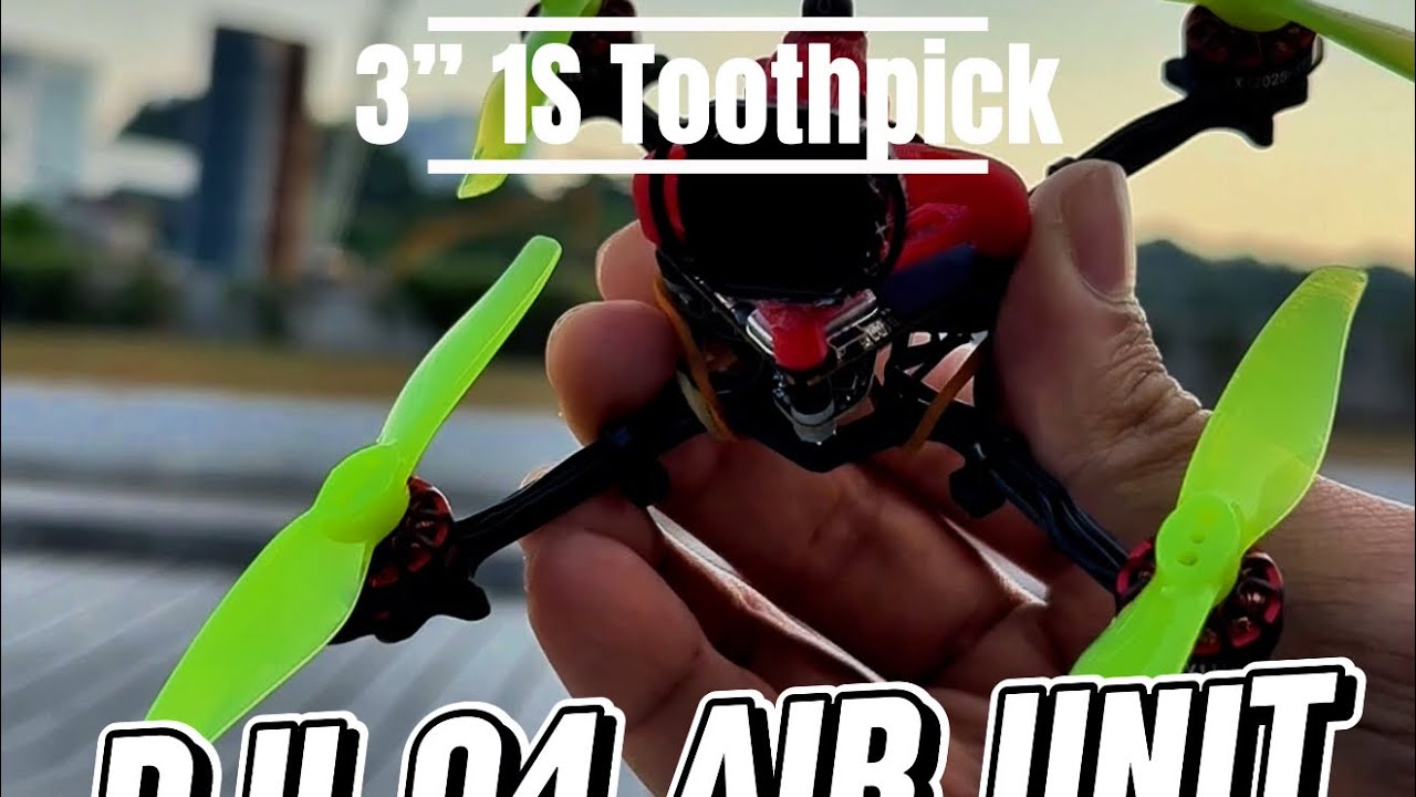 3” 1S Toothpick with DJI O4 air unit. My current favourite quad!!