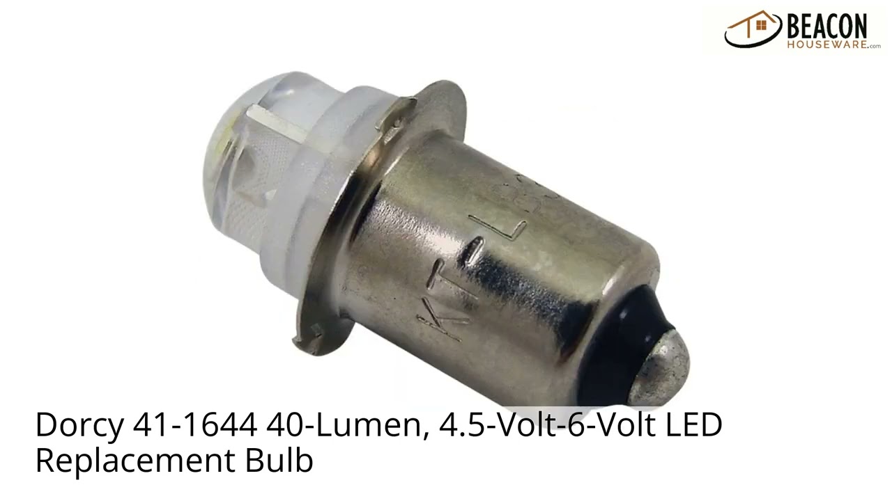 Dorcy 41-1644 40-Lumen 4.5-Volt-6-Volt LED Replacement Bulb