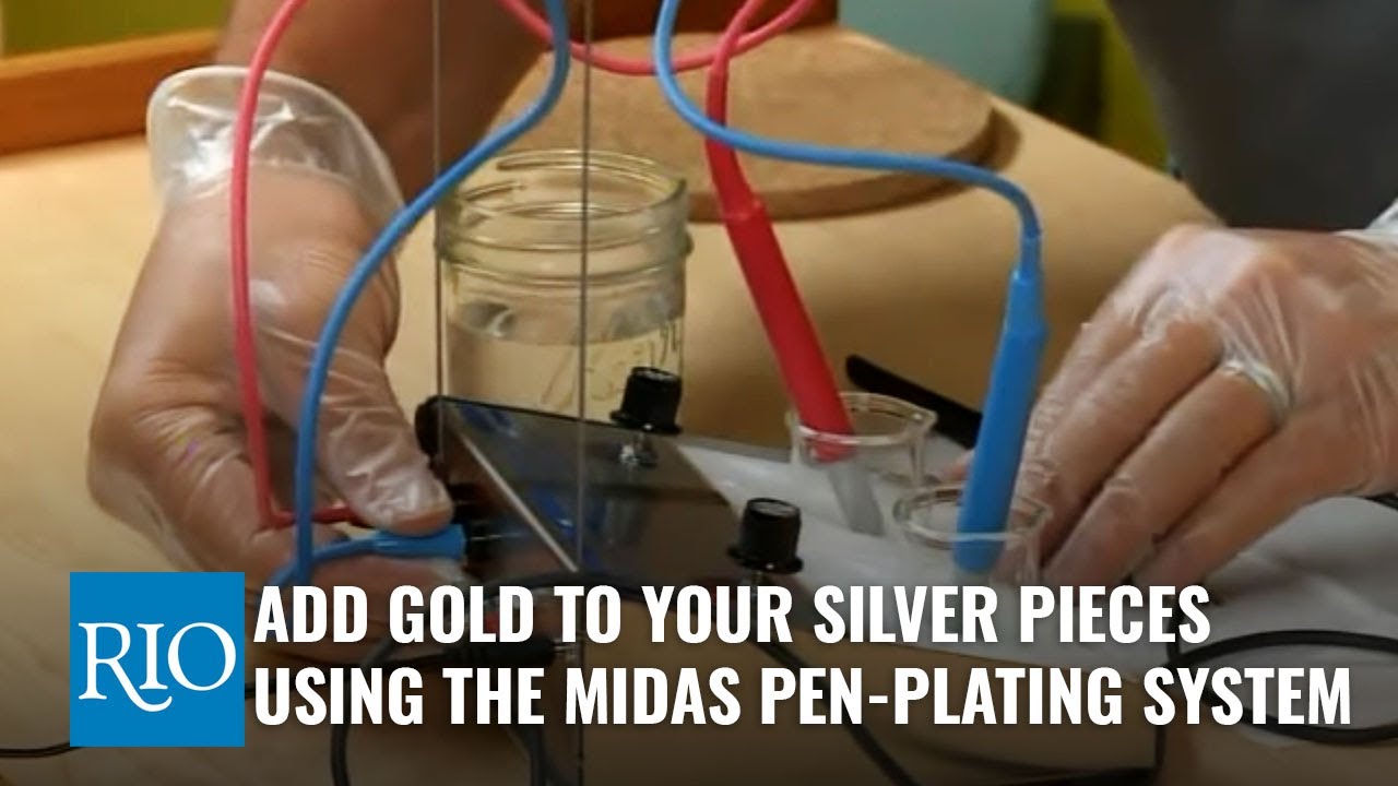 Add Gold To Your Silver Pieces Using The Midas Pen-Plating System