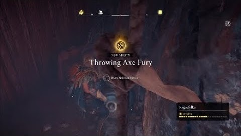 Throwing axe fury ability Nottfall location Assassins creed Valhalla