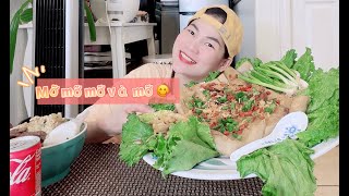 Thách thức ăn gần 2kg Thịt Mỡ siêu ngon, cắn ngập răng của Nga sumo