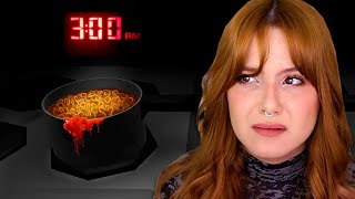 e é por isso que você NÃO deve fazer MIOJO ÀS 3 DA MANHÃ... - horror noodles