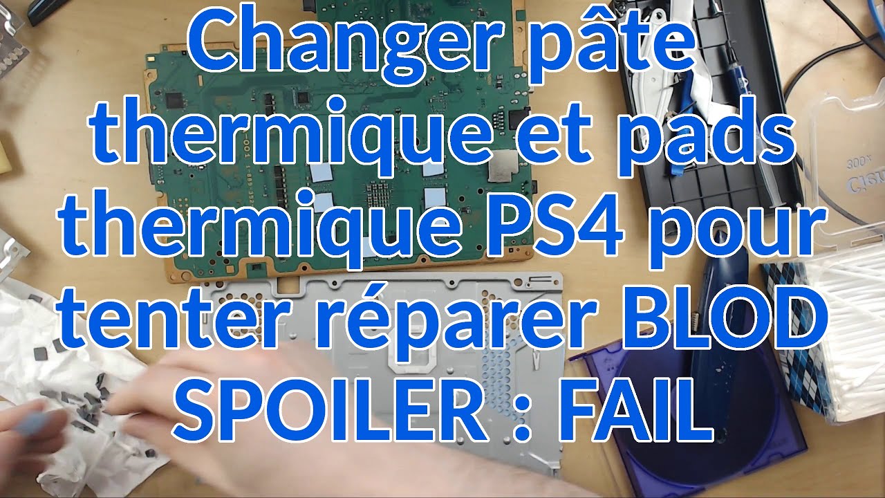 ReparMato - Nettoyage d'une PS4 + remplacement des pads