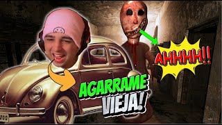 ME FUI EN EL AUTO DE GRANNY REMAKE!!😱 ||  ACELERA MAXZITO ACELERA!! screenshot 5