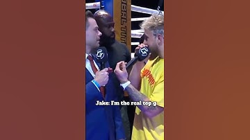 Andrew tate ignores Jake Paul at Deji vs Floyd Mayweather #shorts shor