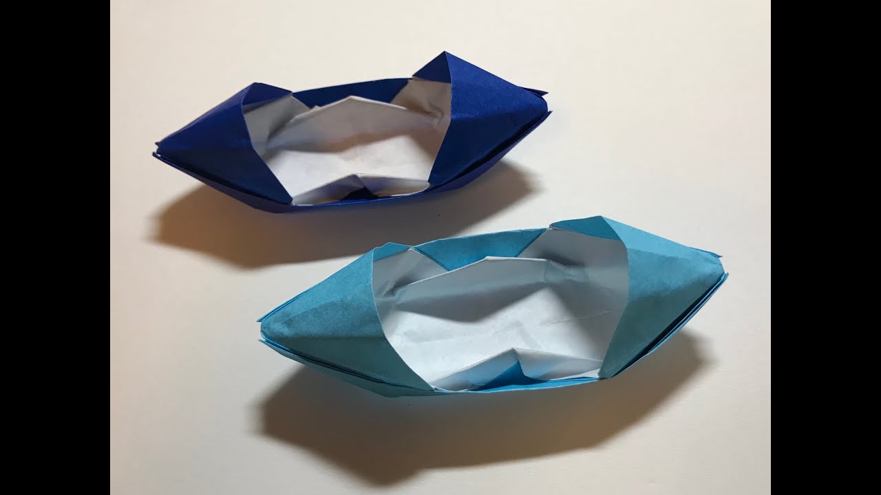 Tutorial Origami Motor Motorboat | Origami Tutorial | Easy | For Beginner - YouTube