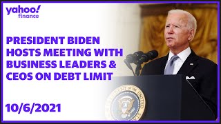 President Biden hosts meeting with business leaders and CEOs on debt limit