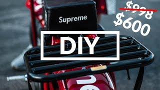 We decided to make our own Supreme Coleman CT200U Mini Bike. The bike is close to the real thing and we spent less than $600 
