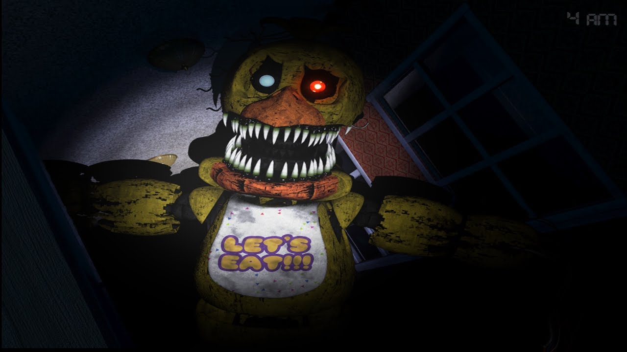 Here's my rendition of Nightmare Withered Chica and if you've seen