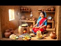 Miniature Doll Aloo Paratha Cooking ASMR | Indian Village Tiny Kitchen Morning Routine