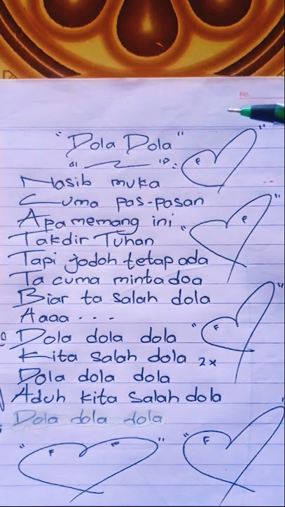 Lirik lagu ' DOLA DOLA ' #music #cover #remix #viralvideo #shorts #lyrics #fypシ゚viral #covermusiktop
