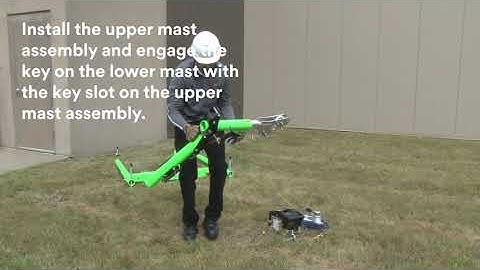 3M  DBI SALA® 5 Piece Davit Arm System Setup