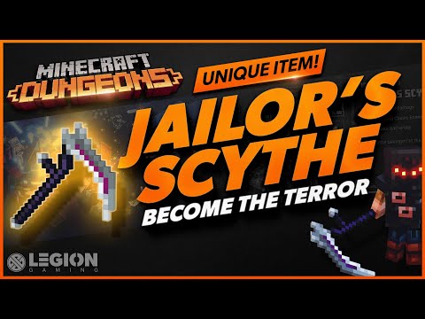 Minecraft Dungeons - JAILOR'S SCYTHE | Unique Item Guide