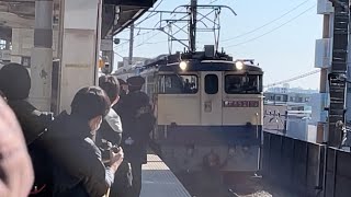 【FV-E991系 J-TREC横浜出場甲種】国鉄EF65形2139号機＋FV-E991系HY編成HYBARI(ひばり)が武蔵中原駅に到着するシーン（9595レ）2022.2.6