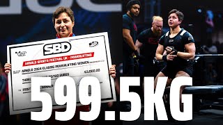 Agata Sitko | 599.5kg Total -76kg Class | Arnold Classic UK 2024