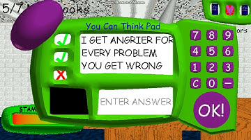 Baldi has a bike- baldis basics mod gameplay