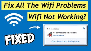 windows 7 wifi connection problem [fix]