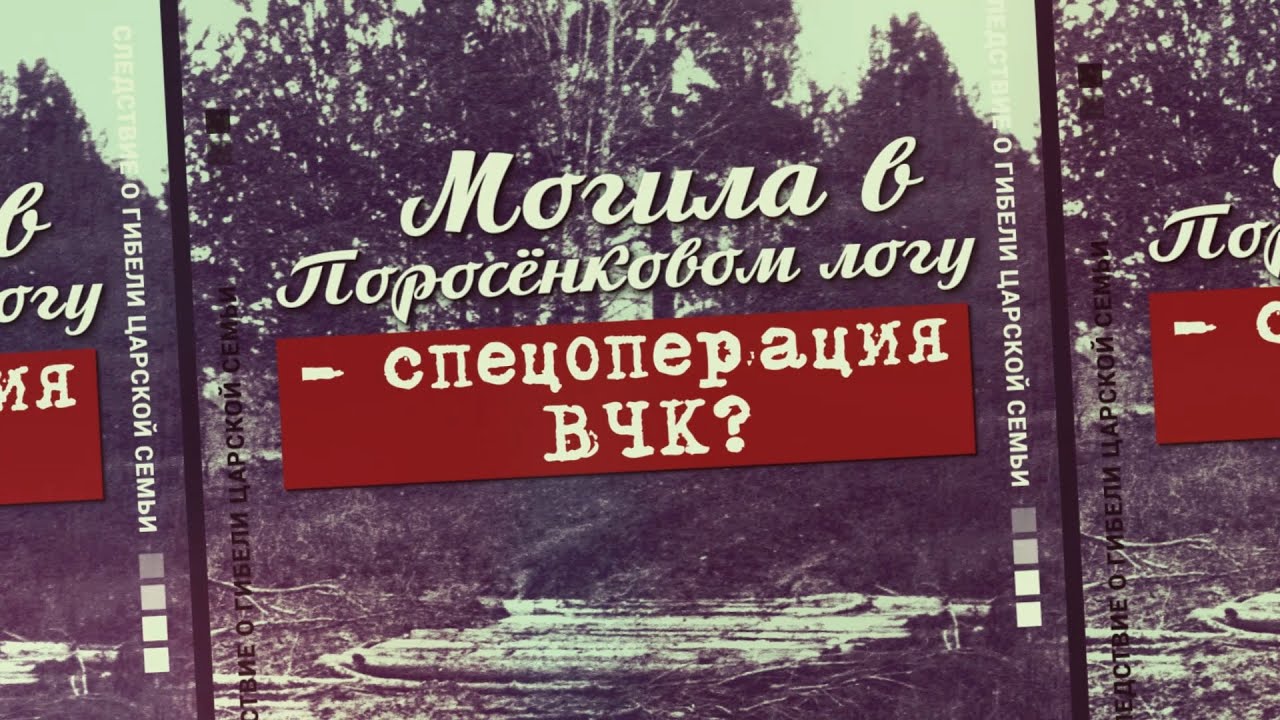 7. Могила в Поросёнковом логу - спецоперация ВЧК? Проект «Екатеринбургские останки»
