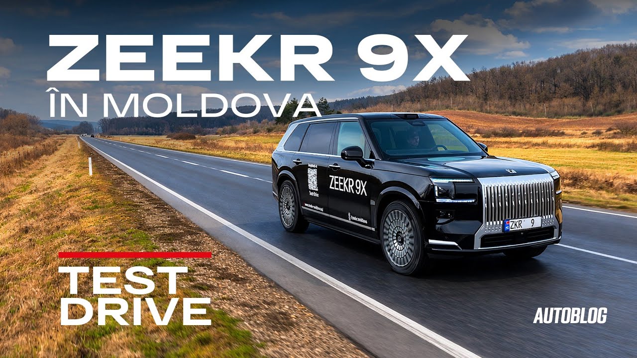 video) Test Drive: Cum merge ZEEKR 9X în Moldova