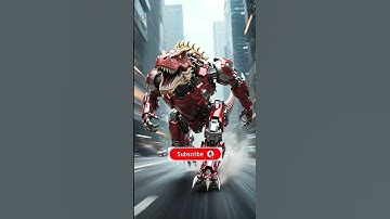 Transformations of Future dinosaur mecha 🔥#shorts #ai #animals #robot #dinosaurs