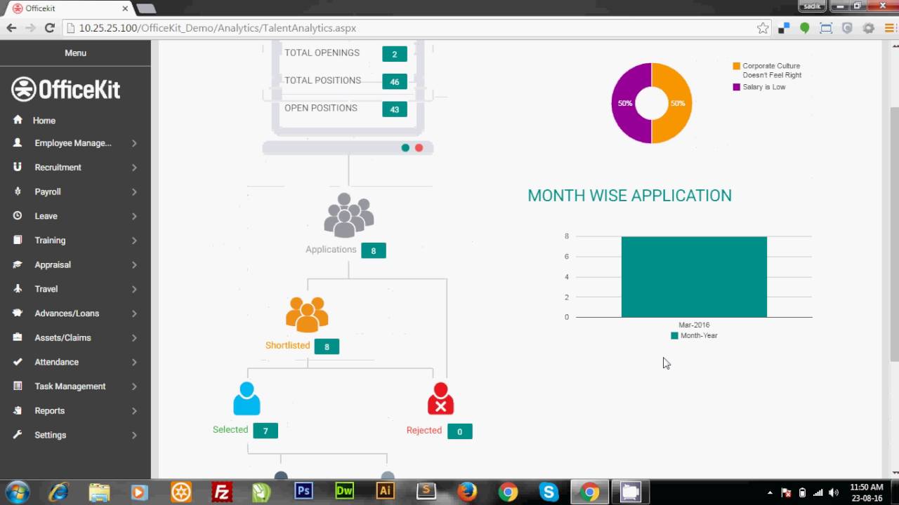 Officekit HR Recruitment View - YouTube