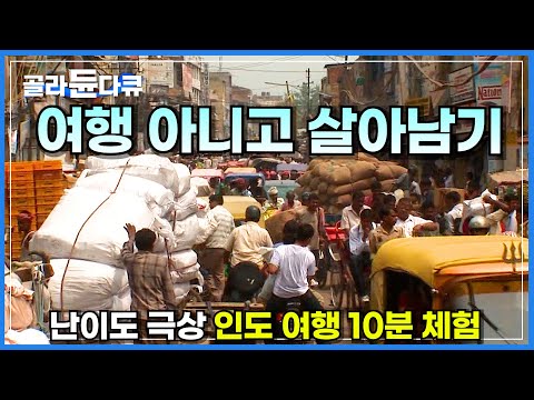 강한 자만 살아남는 인도 여행│인도 기차 타고 사막 기행│갠지스 강│세계테마기행│#골라듄다큐