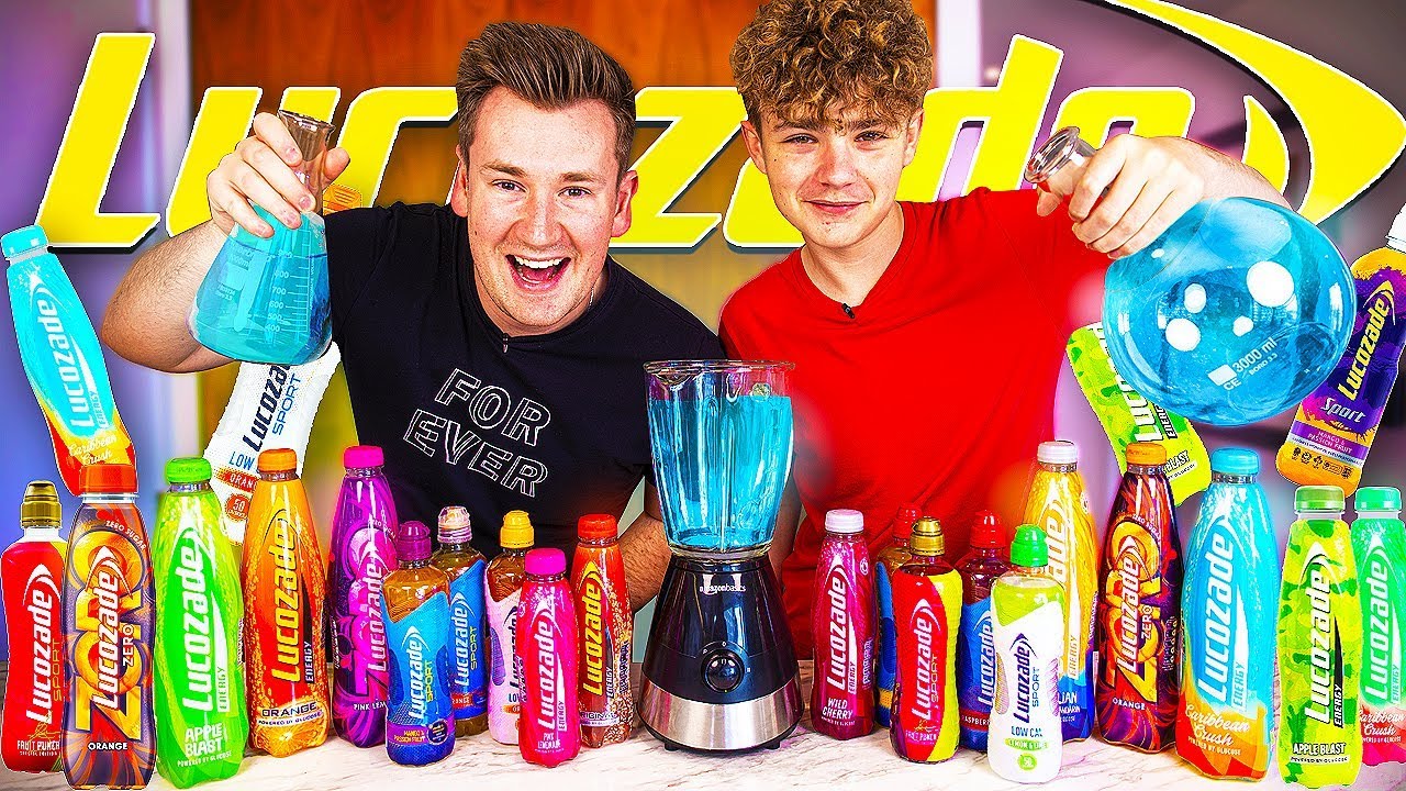 BROTHERS BLEND AND TASTE EVERY FLAVOUR OF LUCOZADE BROTHERS BLEND AND TASTE EVERY FLAVOUR OF LUCOZADE