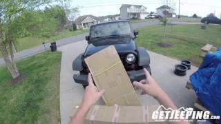 Rear bumper with tire carrier unboxing for the 2007-2017 Jeep Wranlger JK - YitaMotor.com GetJeeping