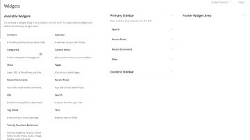 WordPress How To Video appearance managing widgets how to use wordpress video