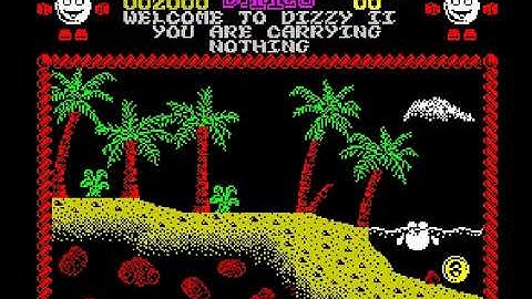 Dizzy II -- Treasure Island Dizzy (ZX Spectrum)