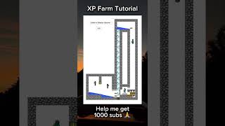 XP Farm Tutorial from mob spawner #minecraft #spawner #tutorial #xpfarm #minecrafttutorial #shorts