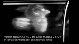 Todd Rundgren - Black Maria - Live - Boston -1978